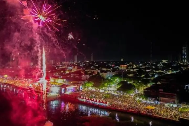 aniversário de 365 anos de Santarém, reune milhares de pessoas na orla da cidade.