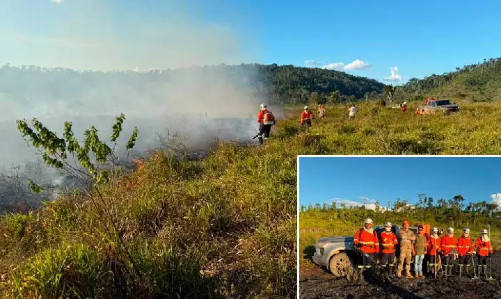 Incêndio de média proporção é controlado em Moraes Almeida reforça necessidade de unidade do Corpo de Bombeiros na região