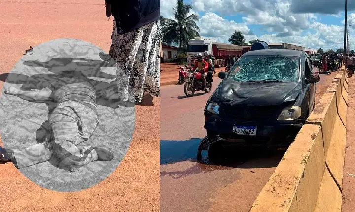 Mulher morre após ser atropelada por veículo no km 4, em Itaituba