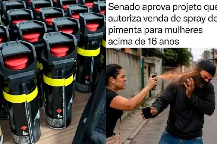 Senado aprova projeto que autoriza venda de spray de pimenta para mulheres a partir de 16 anos
