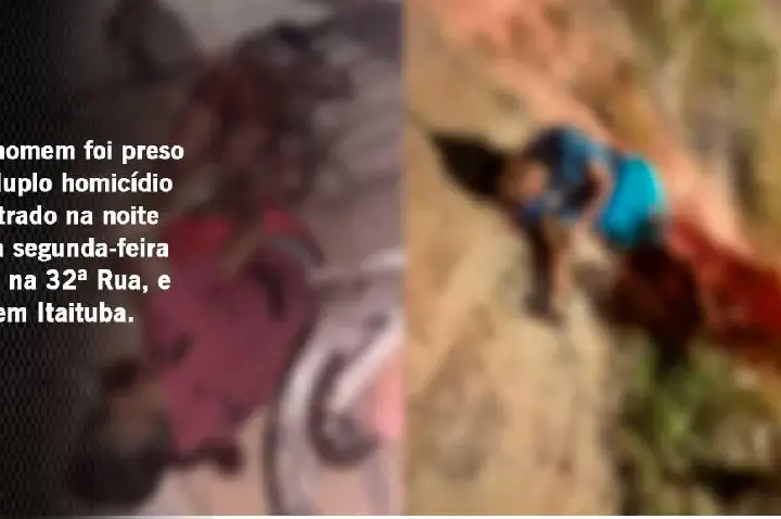 Suspeito de duplo homicídio é preso horas após o crime em Itaituba durante operação das forças de segurança