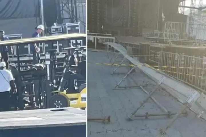 Trabalhador morre durante montagem de palco para show de Shakira no Rio de Janeiro