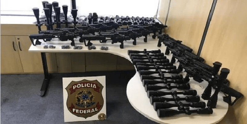 PF deflagra operação contra o tráfico internacional de armas em 8 estados