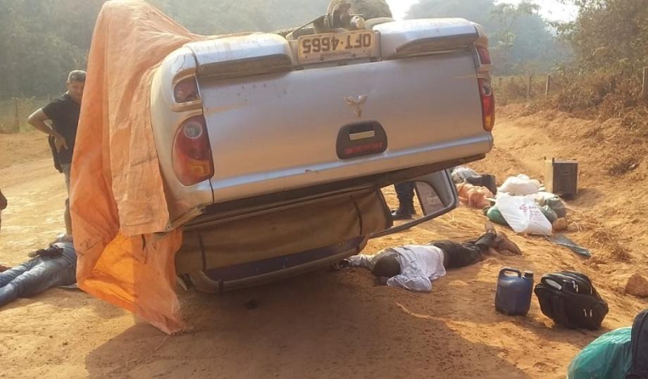 Acidente deixa um morto e sete feridos na região garimpeira de Itaituba
