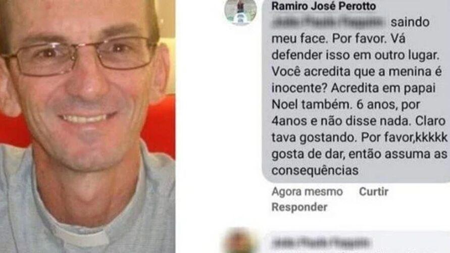 Padre faz piada sobre menina de 10 anos que foi estuprada: 'Gosta de dar'
