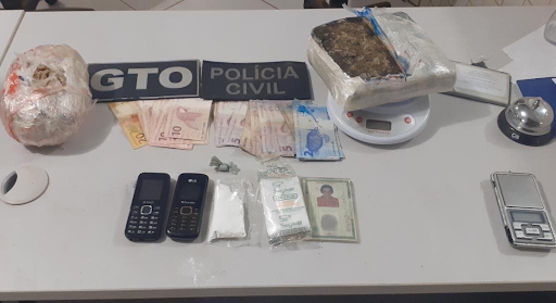 Homem com mais de 2 Kg de drogas é preso no bairro Jardim das Araras, em Itaituba