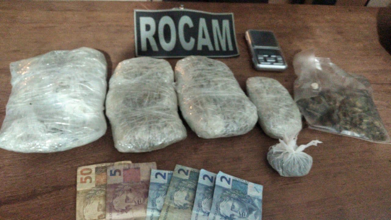 Mulher é presa e menor apreendido por tráfico de drogas em Itaituba