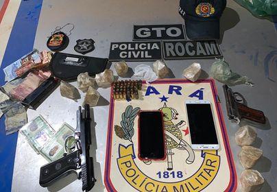 Operação policial em Jacareacanga resulta na detenção de cinco pessoas, drogas, armas e munições
