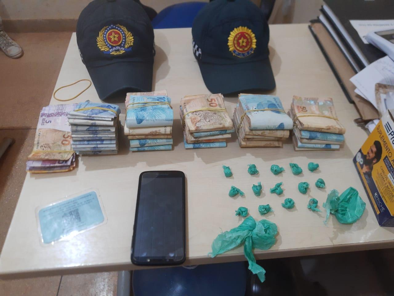 Polícia Militar de Jacareacanga prendeu homem acusado de tráfico de drogas