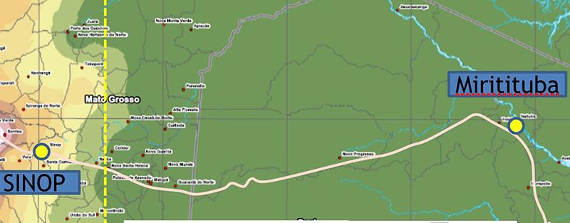 Ferrogrão de Sinop a Miritituba deve ser leiloada no 1º semestre do ano que vem