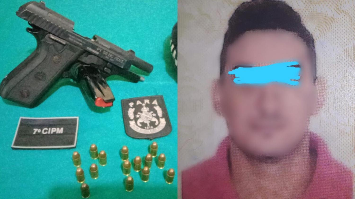 Homem é preso em flagrante por porte ilegal de arma de fogo em Novo Progresso