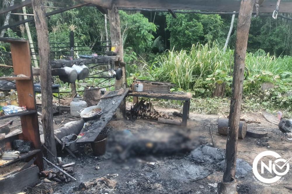 Homem é assassinado e tem corpo queimado.