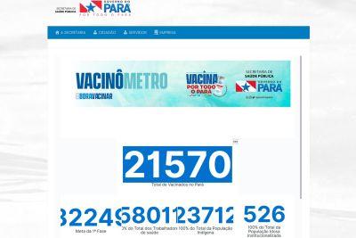 Já está no ar o vacinômetro, o portal de monitoramento da vacinação contra Covid-19