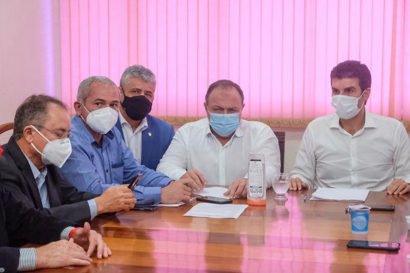Em reunião com governador do Pará, ministro da Saúde promete 1,5 milhão de vacinas