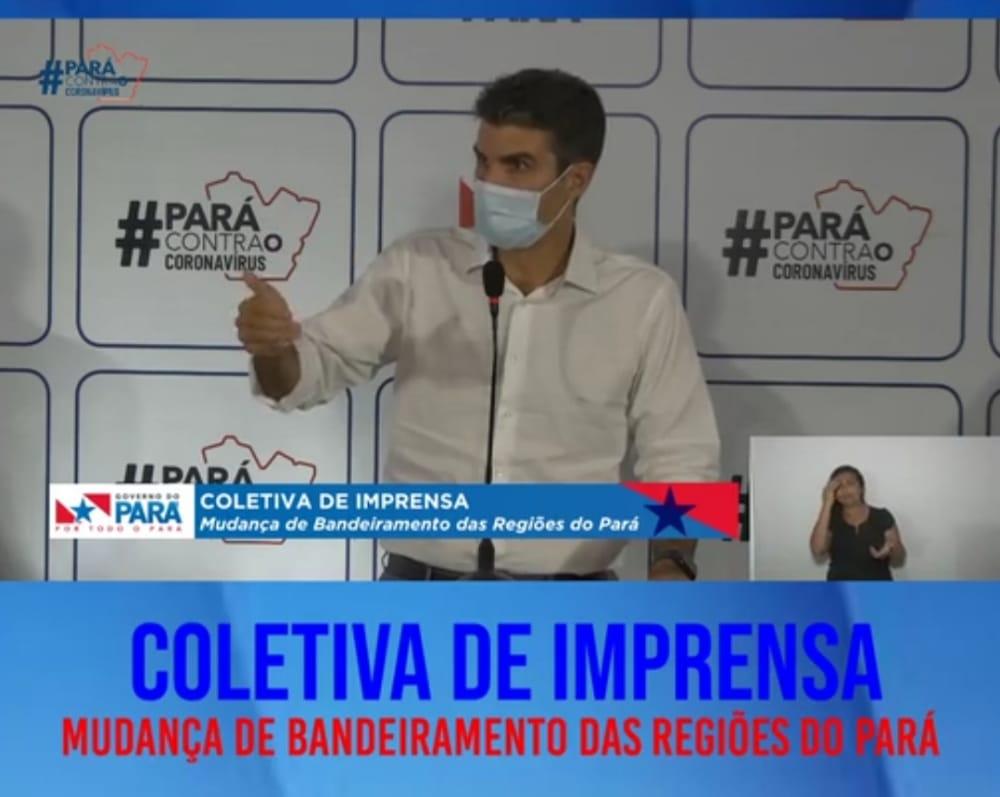 Helder anuncia toque de recolher e bandeiramento vermelho no Estado