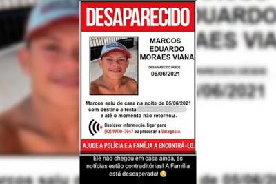 Corpo do jovem que estava desaparecido foi encontrado na manhã desta terça feira (08/06), em Itaituba sul do oeste do Pará