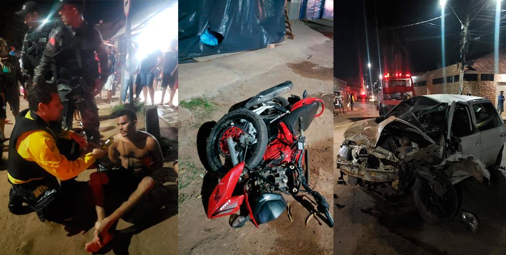 Vídeo: Motorista bêbado em alta velocidade causa grave acidente em Itaituba no Pará