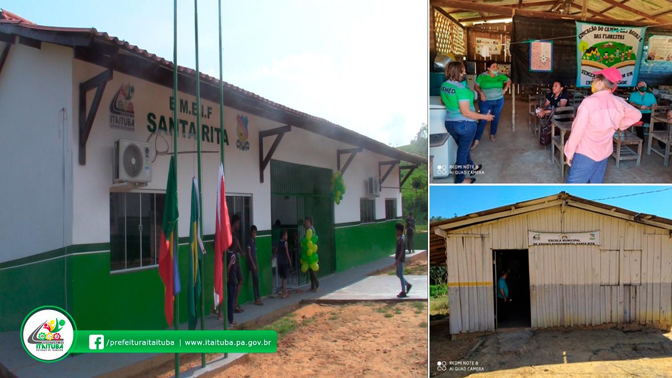 Prefeitura de Itaituba inaugurou uma nova Escola no interior, na Comunidade Santa Rita