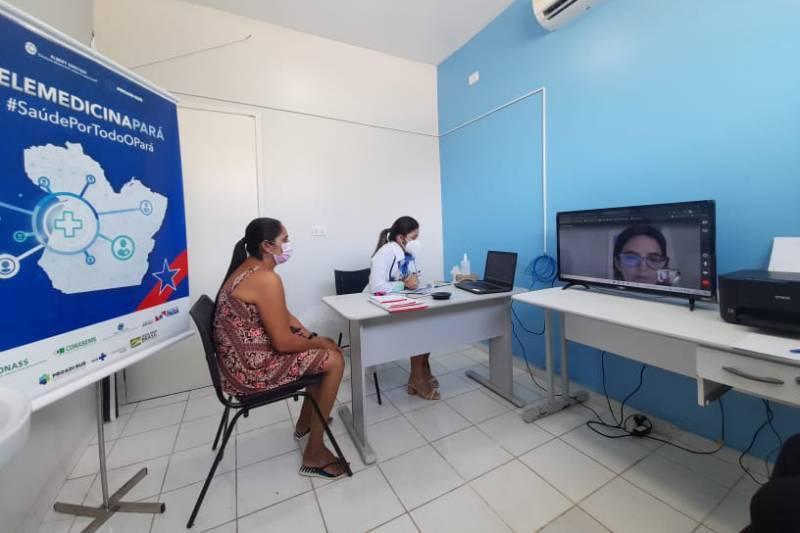Serviço de teleconsultas da Sespa já conta com a adesão de 62 municípios