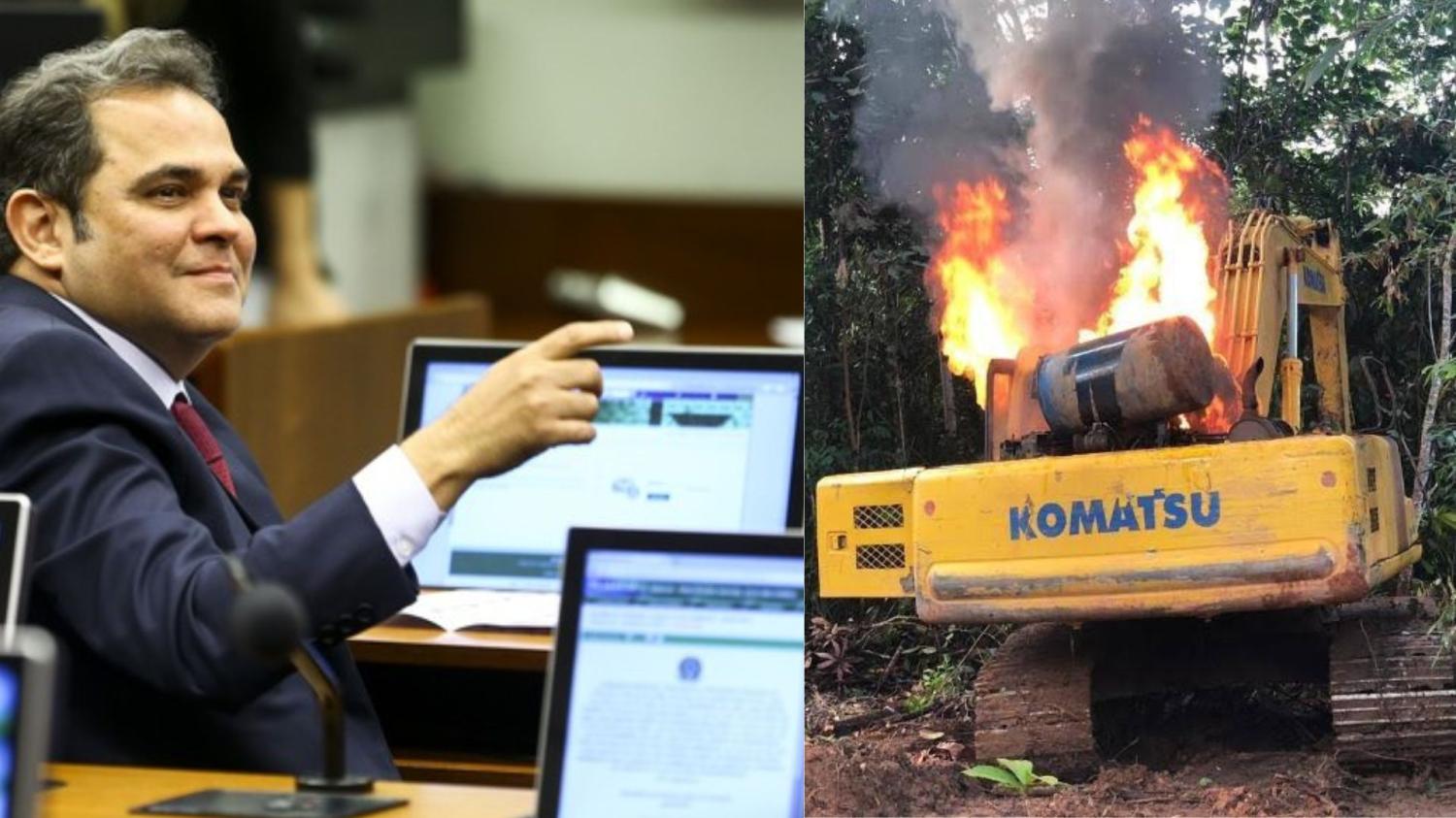 Novo presidente da Comissão de Meio Ambiente da Câmara é contra destruição de maquinários em regiões de garimpo