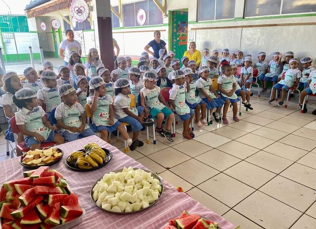 Secretaria de Educação - SEMED, inicia atividades de Educação Alimentar e Nutricional nos Centros de Educação Infantil em Itaituba