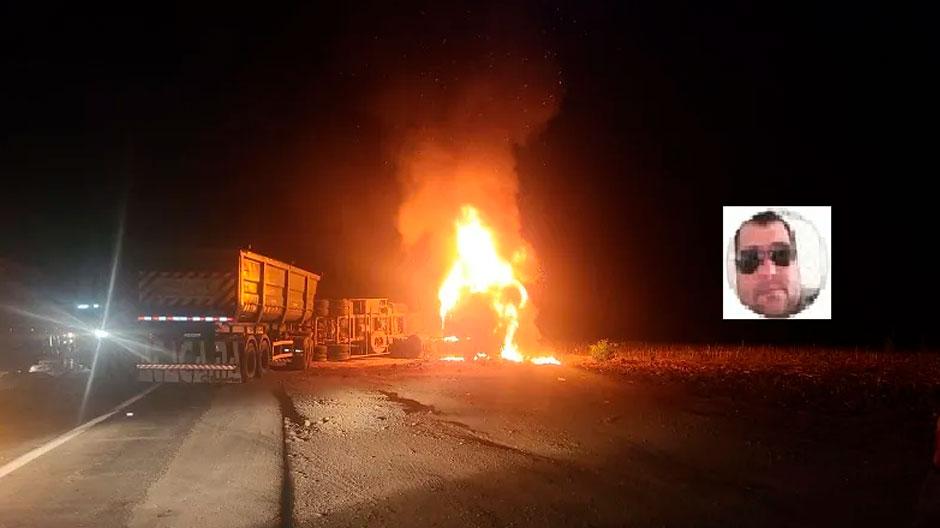 Motorista morre carbonizado após bater de frente com caminhão na BR-163, no Pará