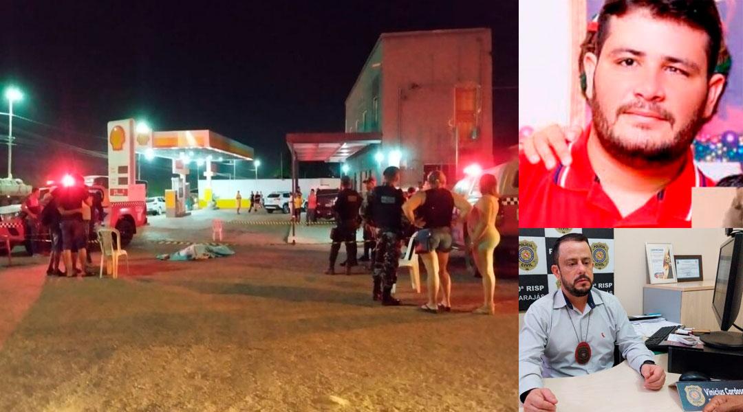 Polícia procura câmeras nas imediações de posto de combustível palco de execução