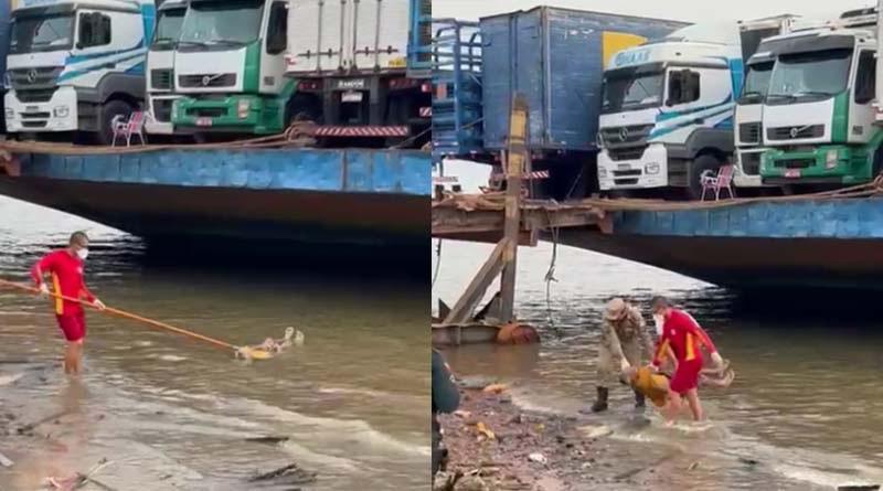 Corpo é encontrado boiando próximo a porto particular, em Santarém no Pará