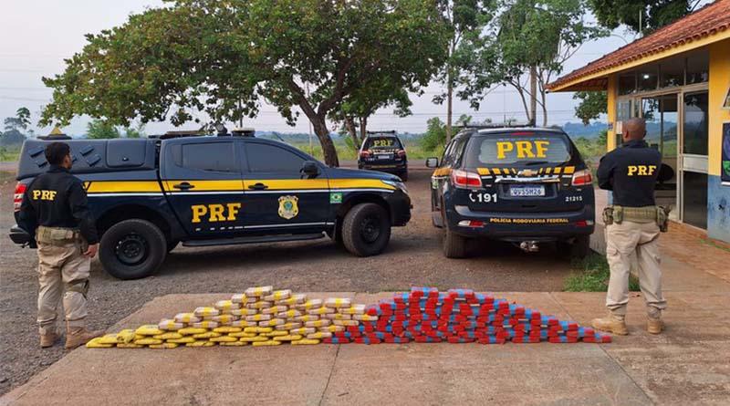 PRF de Altamira prende motorista que saiu de Santarém com 110 kg de crack