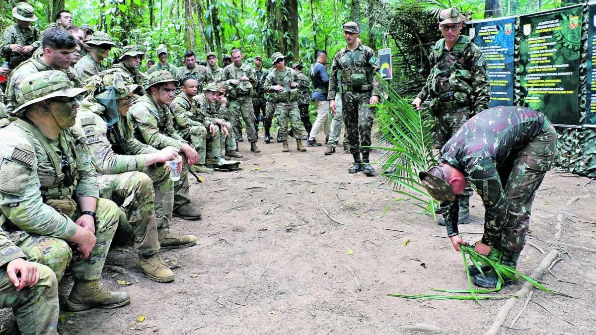 Exército dos Estados Unidos faz treinamento no Pará