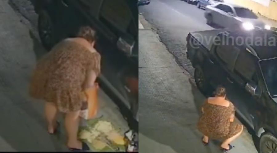 Marido pede divórcio e mulher faz despacho na frente de escritório jurídico em Manaus