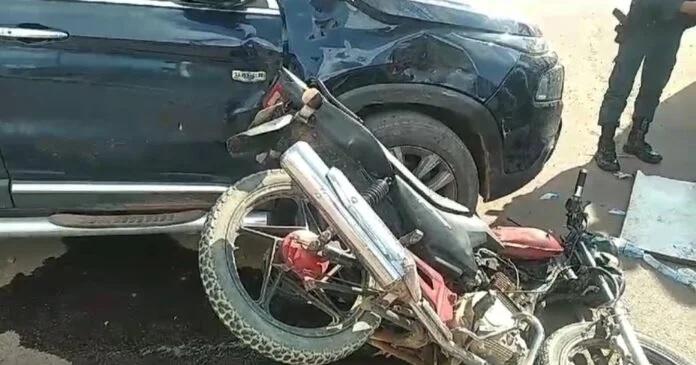 Acidente entre motocicleta e Fiat Strada deixa dois feridos em Itaituba, Pará