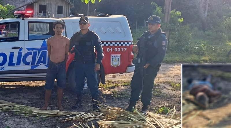 Enteado é preso suspeito de matar o padrasto na região do Lago Grande, em Santarém