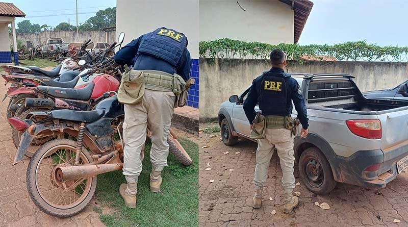 Operação conjunta em Rurópolis recupera 8 veículos com registros de roubo e furto