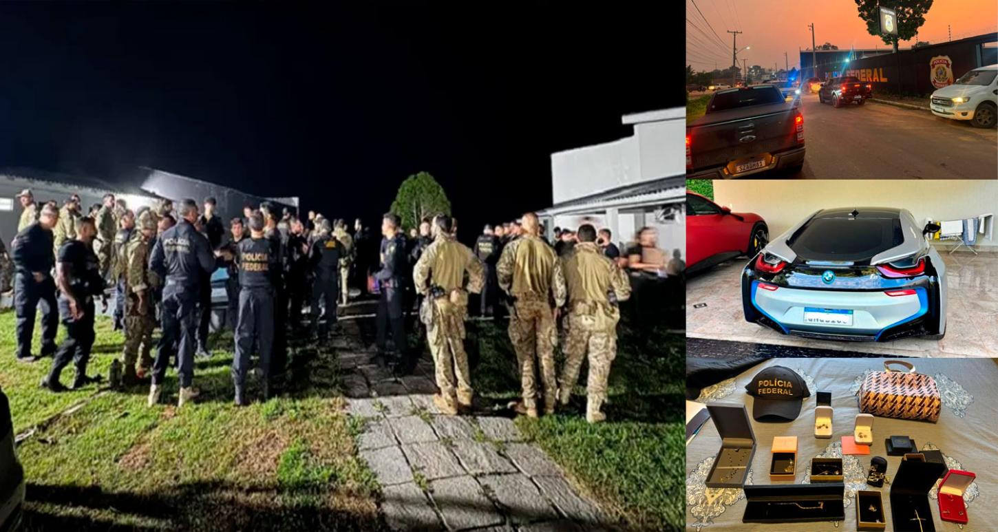 PF prende servidores públicos suspeitos de ajudar garimpos ilegais