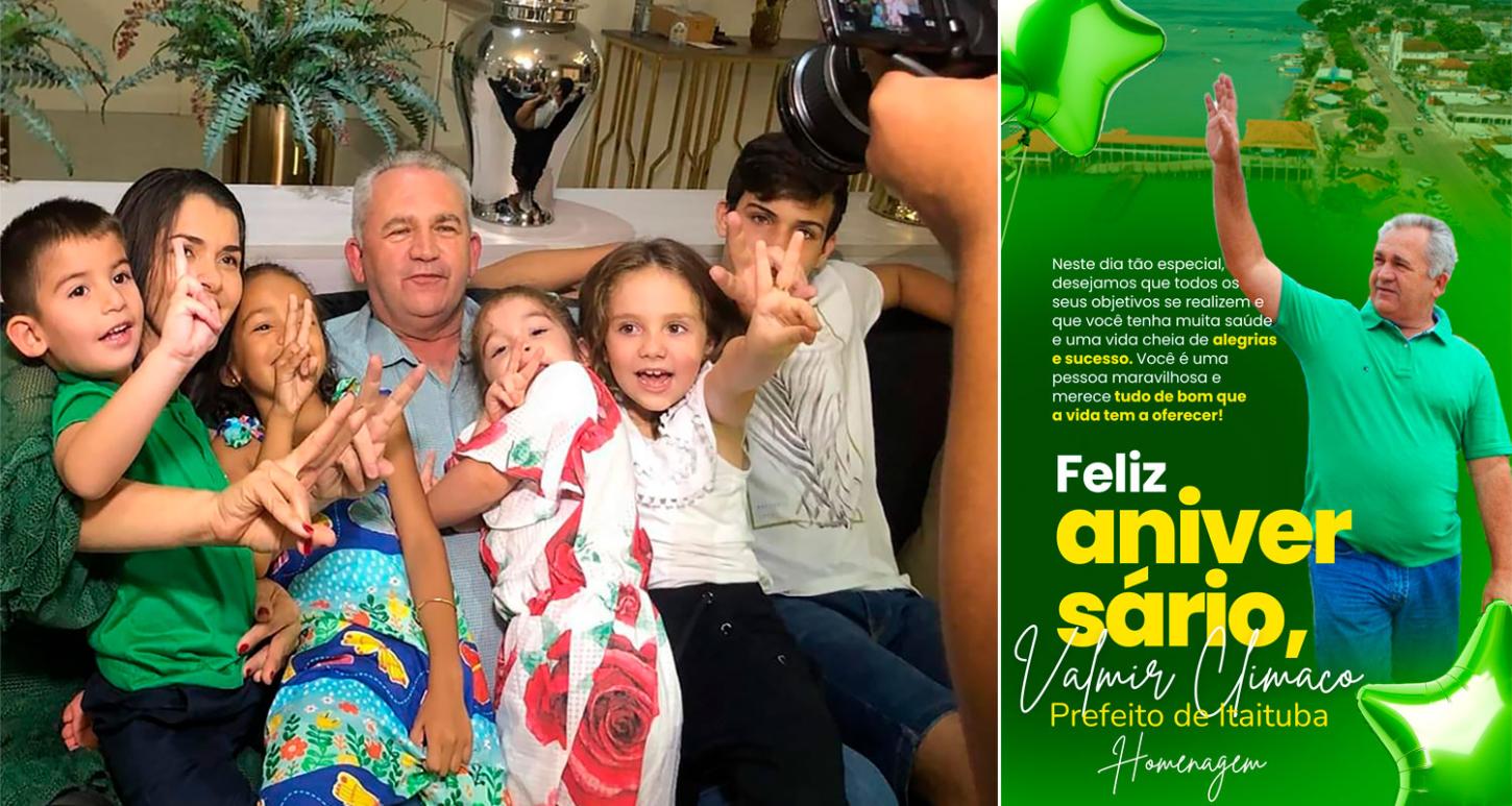 Prefeito Valmir Climaco comemora seu aniversário de 64 anos