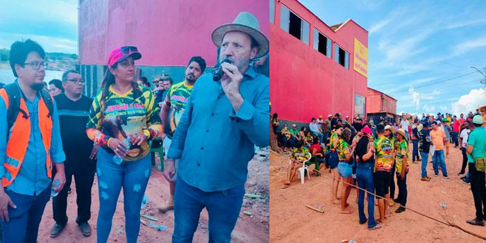 PA Transgarimpeira é bloqueada por garimpeiros na comunidade Jardim do Ouro, os manifestantes cobram melhorias e legalização para trabalharem na ativiade garimpeira