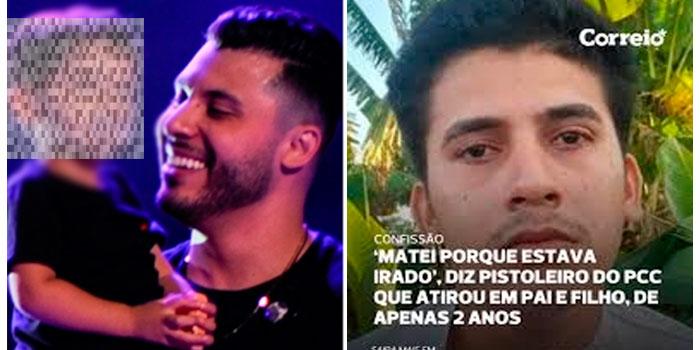 ‘Matei porque estava irado’, diz pistoleiro do que atirou em pai e filho, de apenas 2 anos