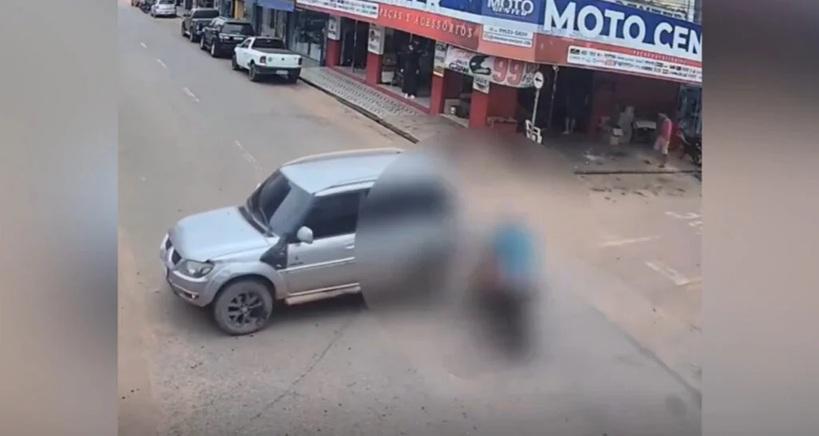 Motociclista fica ferido após colisão em cruzamento no bairro Bela Vista, em Itaituba