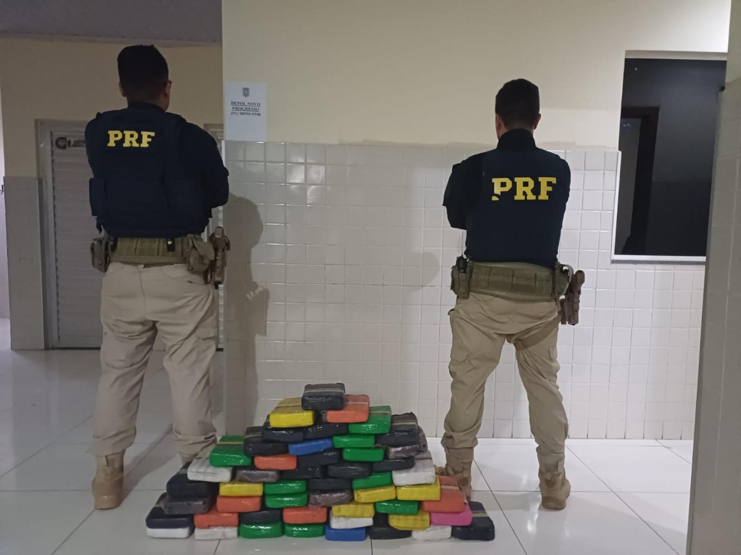Vídeo: Polcia Rodoviária Federal (PRF), apreende mais de 54 kg de drogas na Br163 em Novo Progresso no Pará