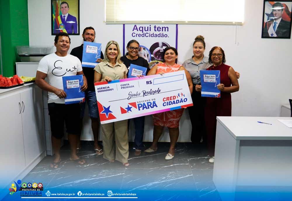 Microempreendedores recebem CredCidadão em Itaituba no Pará