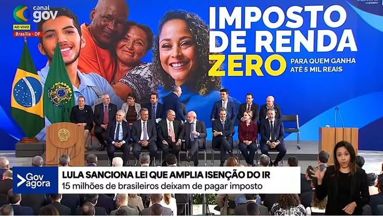 Governo Lula sanciona isenção de Imposto de Renda para quem ganha até R$ 5 mil