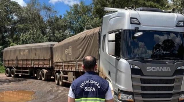 Fiscalização apreende mais de 35 mil garrafas de cachaça em Novo Progresso no Pará