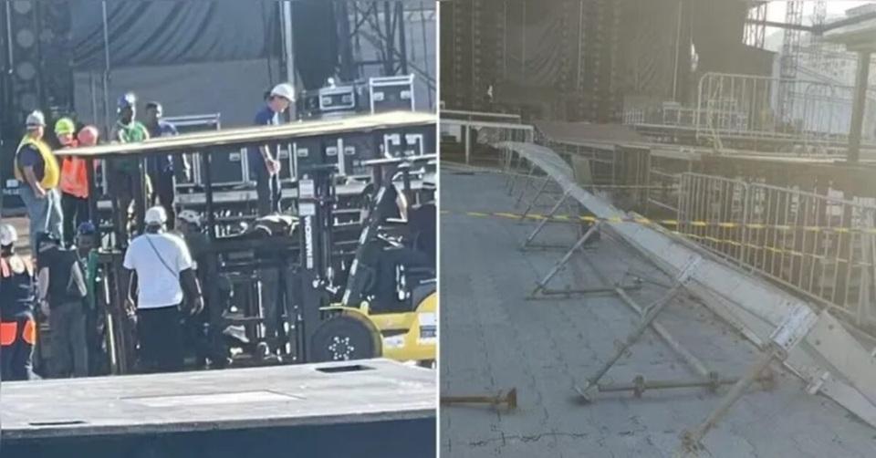 Trabalhador morre durante montagem de palco para show de Shakira no Rio de Janeiro