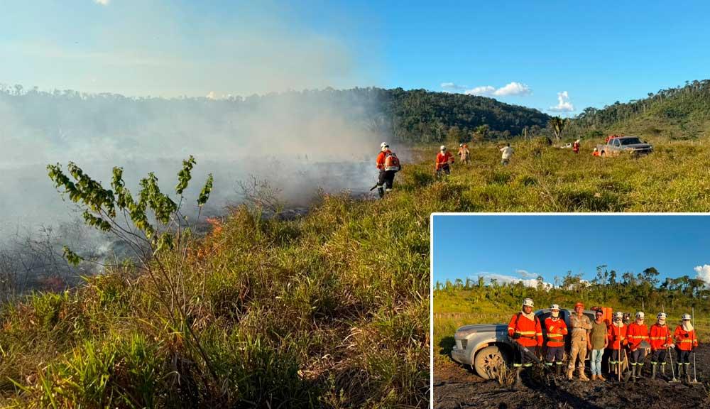 Incêndio de média proporção é controlado em Moraes Almeida reforça necessidade de unidade do Corpo de Bombeiros na região